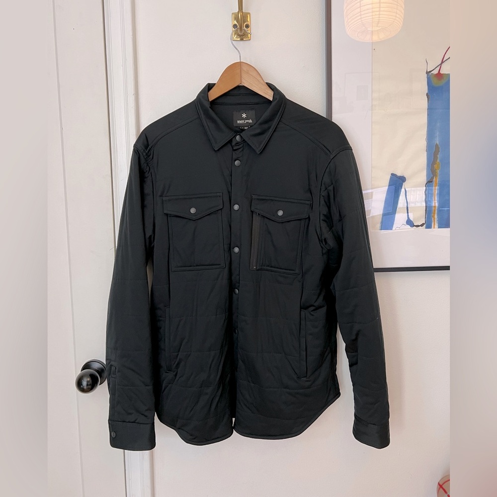 COPY - Light Weight Black Snow Peak Jacket- Size Medium